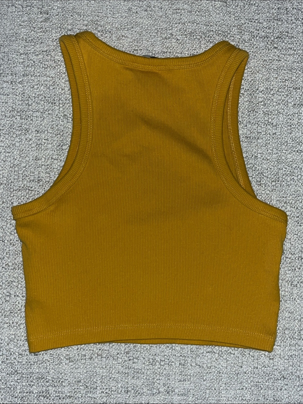 H&M Mustard Ribbed Cropped Tank - Picture 4 of 4